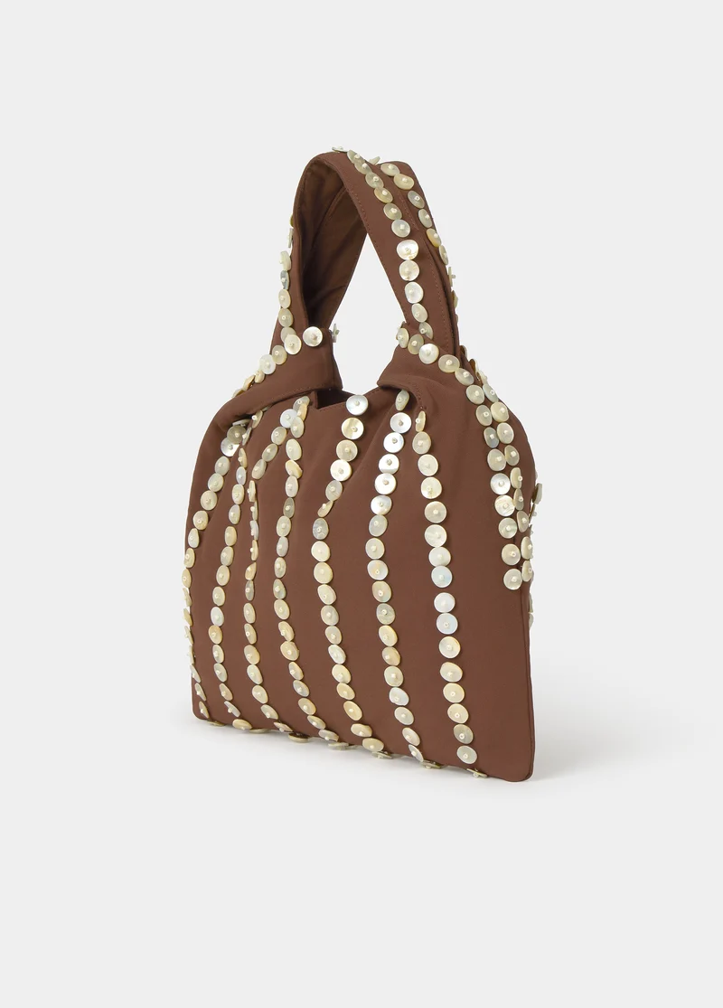 Small mother-of-pearl handbag
