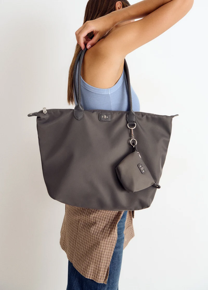 Nylon shopper bag