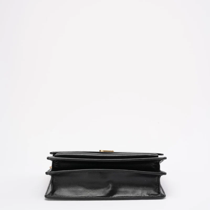 Saint Laurent Schwarzes Kalbsleder Medium Monogram Sunset 2021