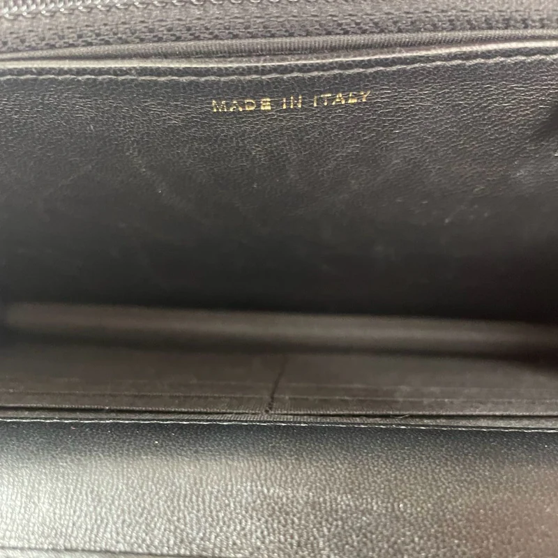 Chanel Wallet on Chain Schwarz mit Kamelienanhängern 2019