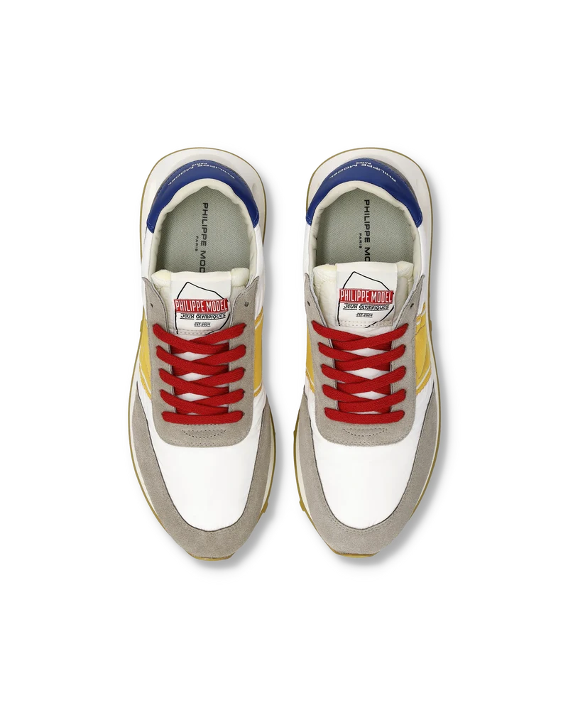 Sneakers Running Tour Men, Orange Grey
