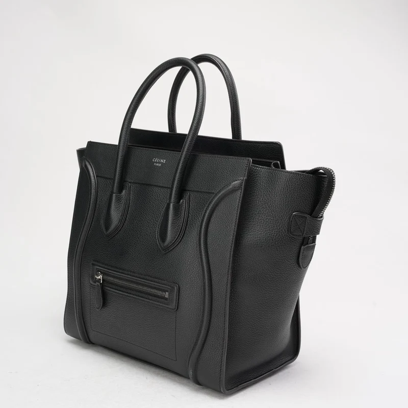 Celine Black Luggage Micro Tote 2016
