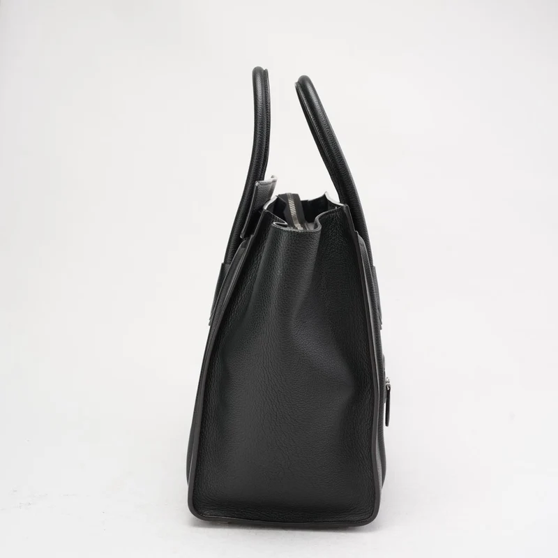 Celine Black Luggage Micro Tote 2016