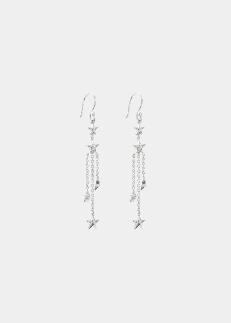Dangling little star earrings