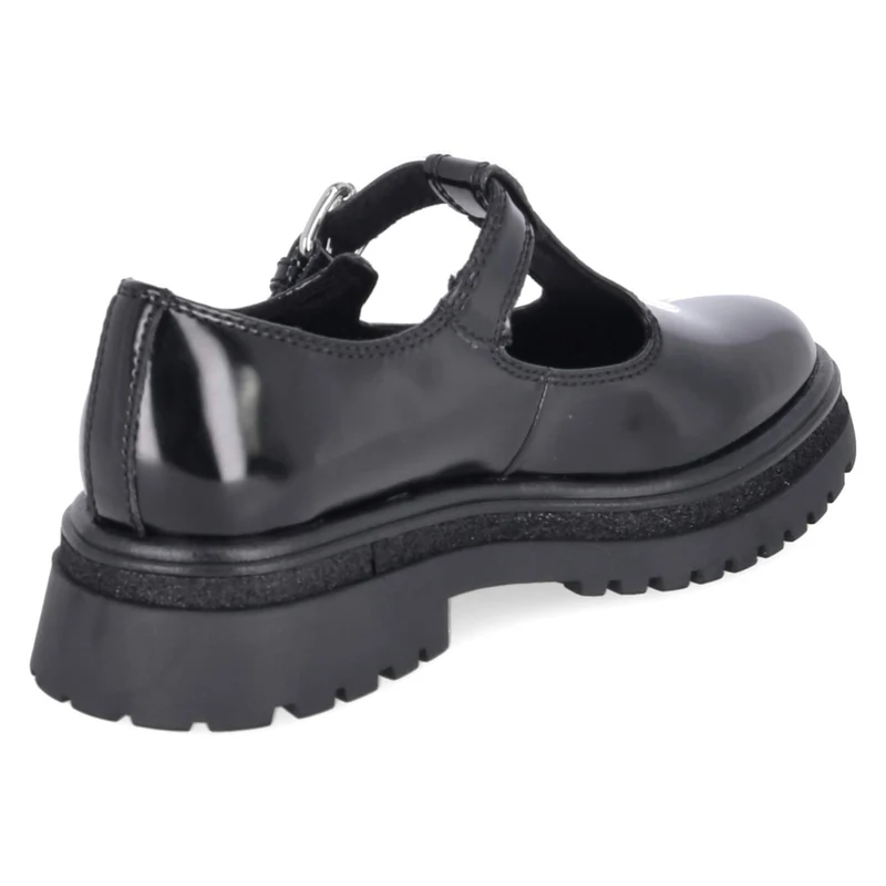 Spangenballerinas Schwarz