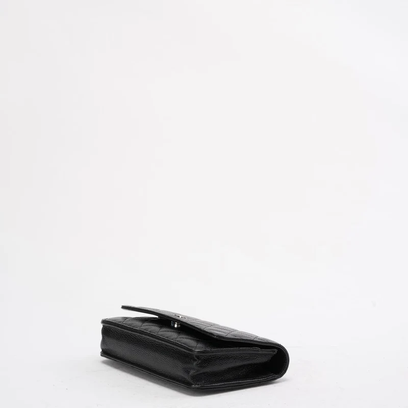 Chanel Timeless Wallet on Chain (WOC) Black Caviar 2020