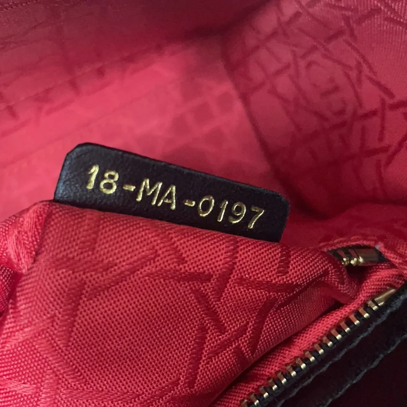 Dior Small Lady Dior My ABCDior Tasche in Schwarz 2017