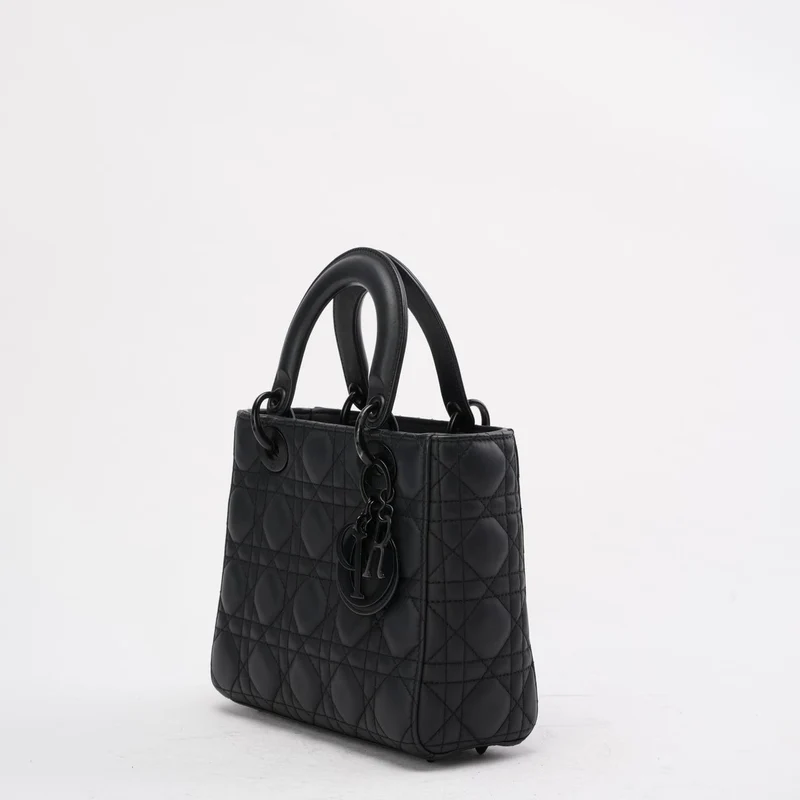 Dior Small Lady Dior My ABCDior Tasche in Schwarz Ultramatte 2020