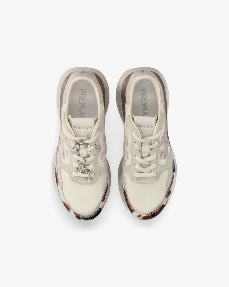 PREMIATA Schuhe Damen LAURYN beige/rosa/leo