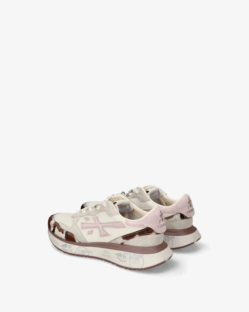 PREMIATA Schuhe Damen LAURYN beige/rosa/leo