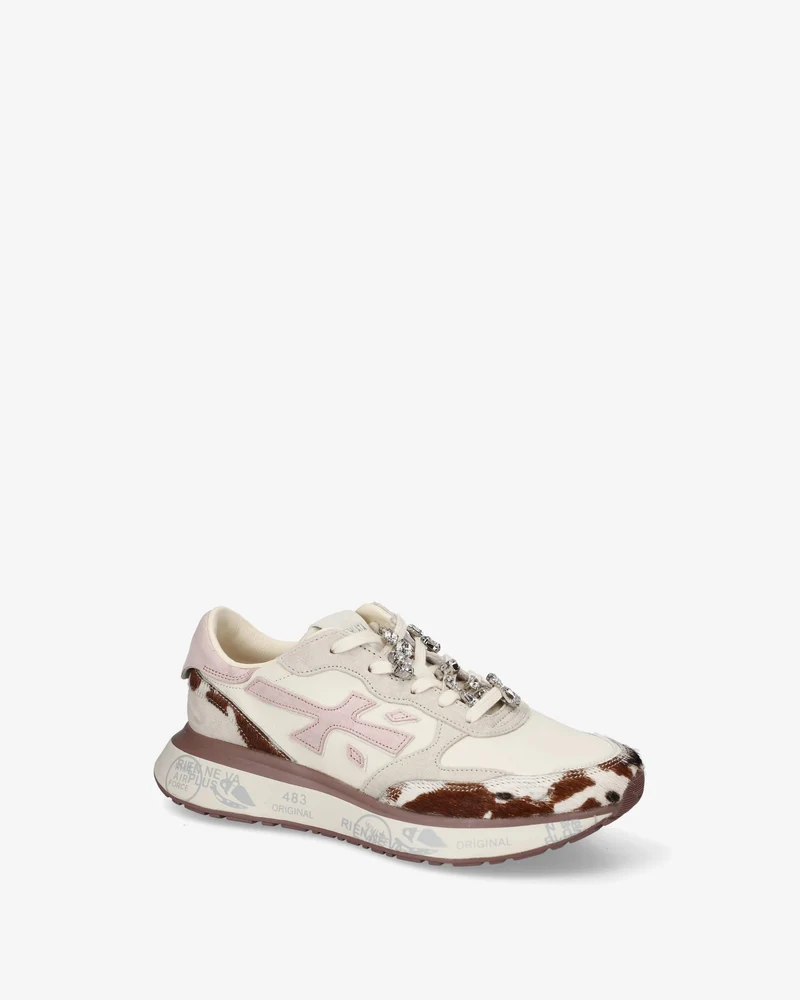 PREMIATA Schuhe Damen LAURYN beige/rosa/leo