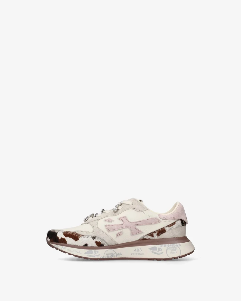 PREMIATA Schuhe Damen LAURYN beige/rosa/leo