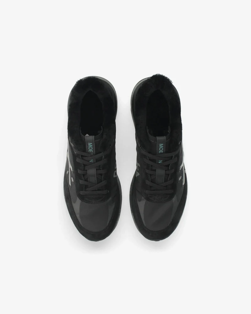 PREMIATA Schuhe Herren MOERUN schwarz Lammfell