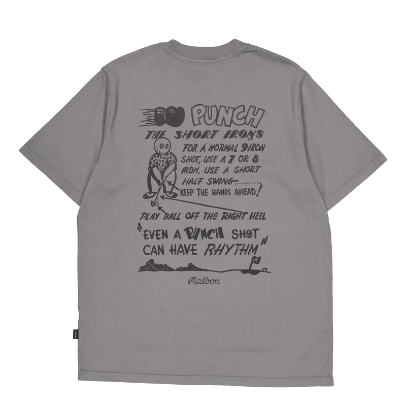 Punch Shot Ss T-shirt Charcoal Grey