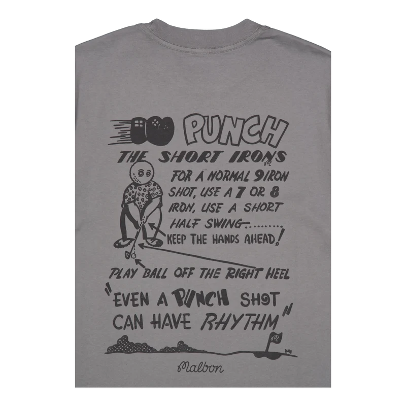 Punch Shot Ss T-shirt Charcoal Grey