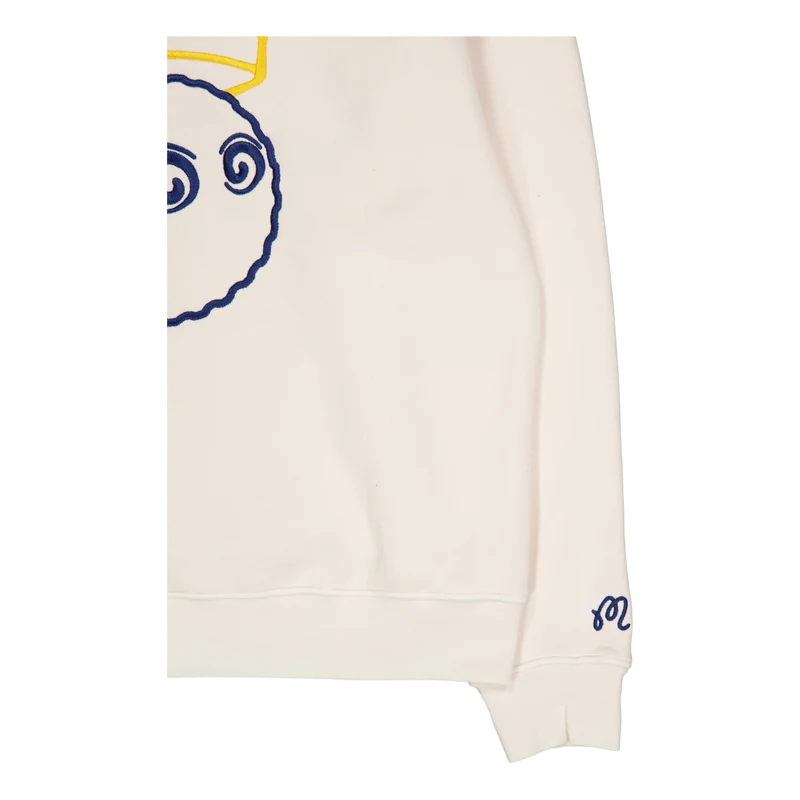 Malbon Trophy Hoodie Ivory