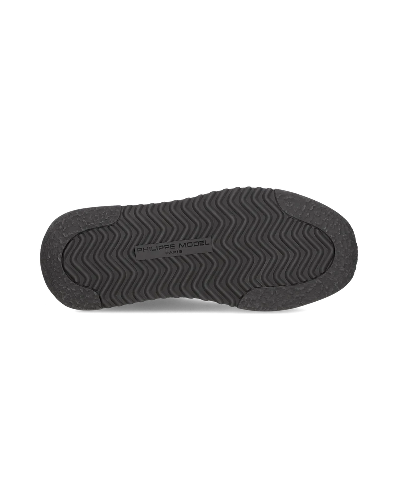 Sneakers Olympique Running Men, Black Grey