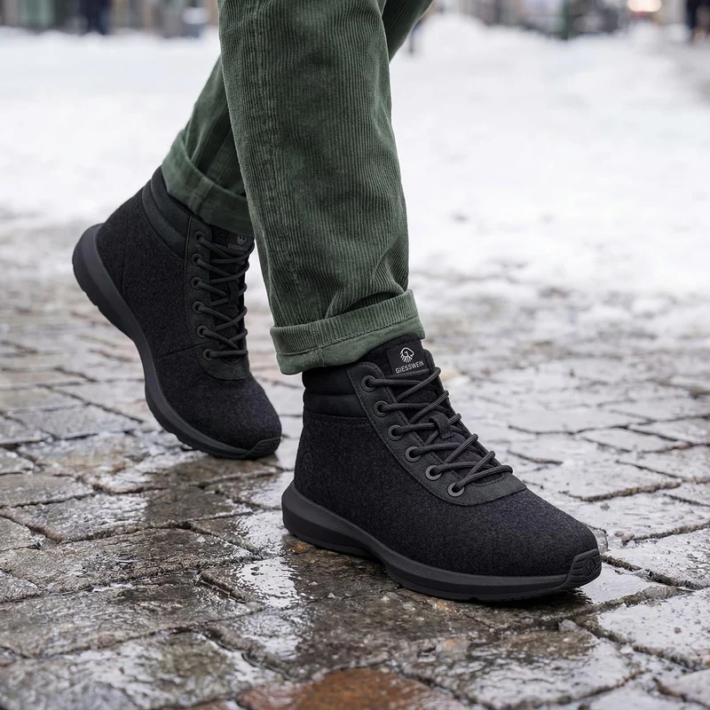 Wool Sneaker High Top Men