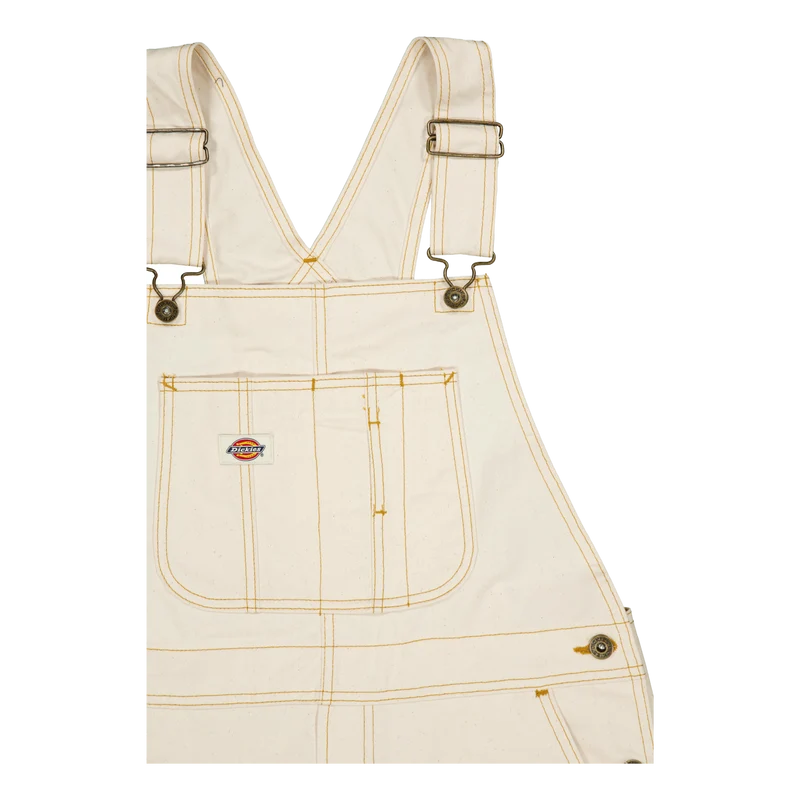 Dickies Bib Long Overall Dress Whitecap Gray