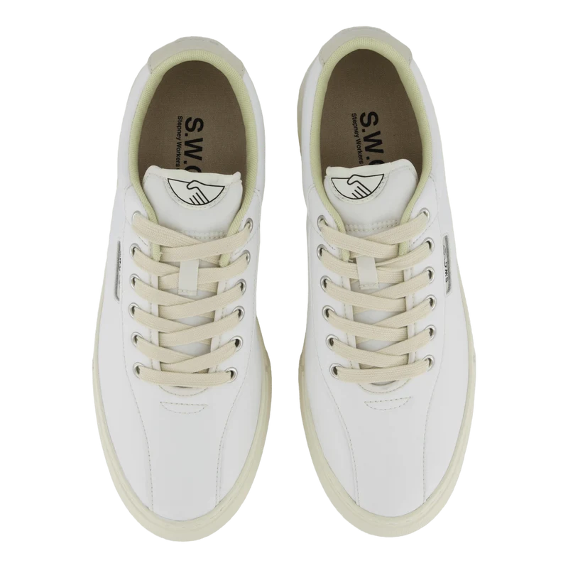 Dellow 02 Cup Leather White