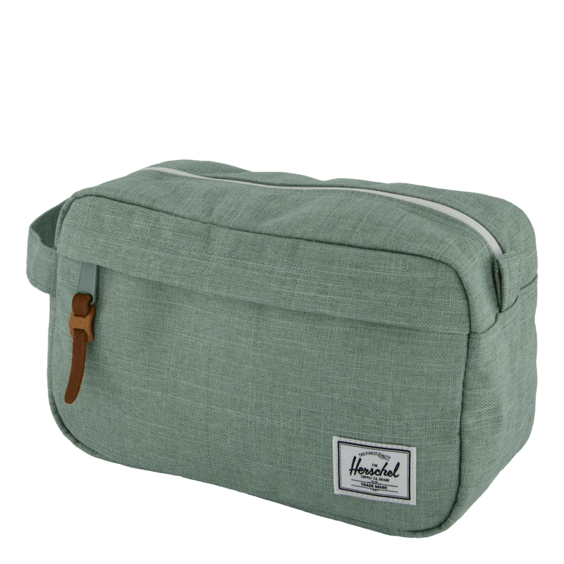 Chapter Travel Kit Iceberg Green Crosshatch