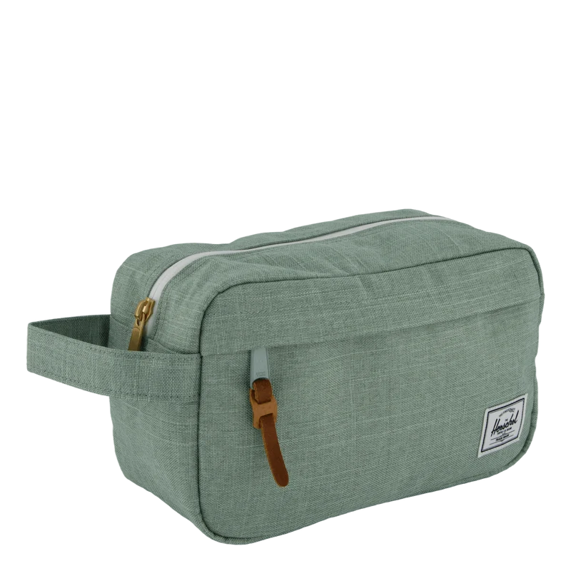 Chapter Travel Kit Iceberg Green Crosshatch