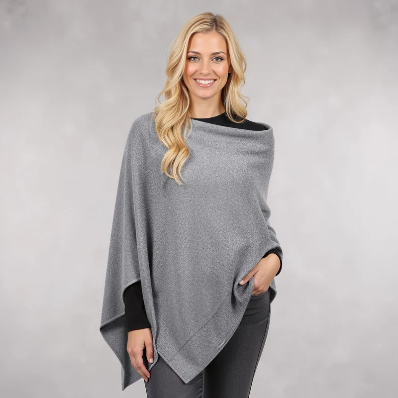Merino Lambswool Poncho