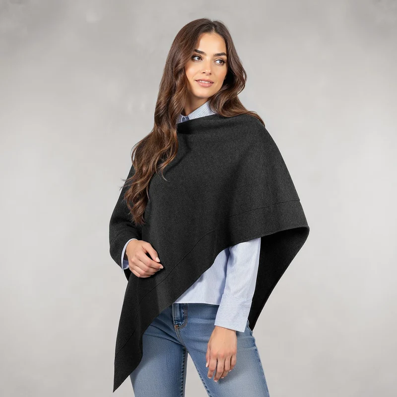 Merino Lambswool Poncho