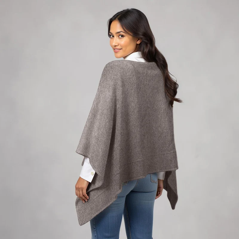Merino Lambswool Poncho