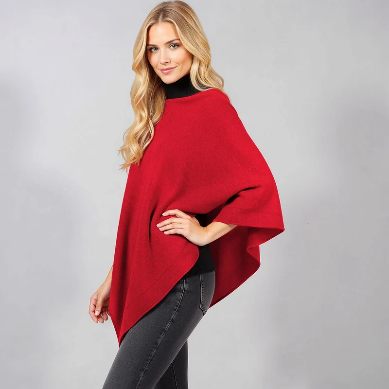 Merino Lambswool Poncho