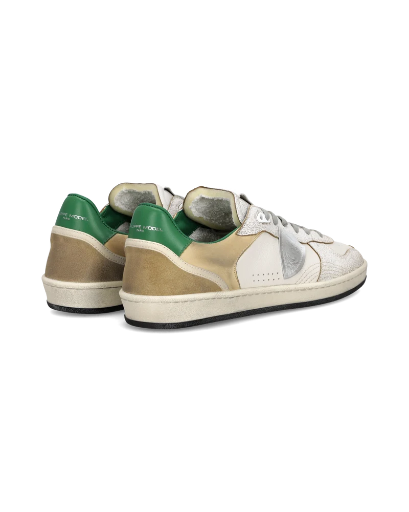 Sneakers Pgal Men, White Green
