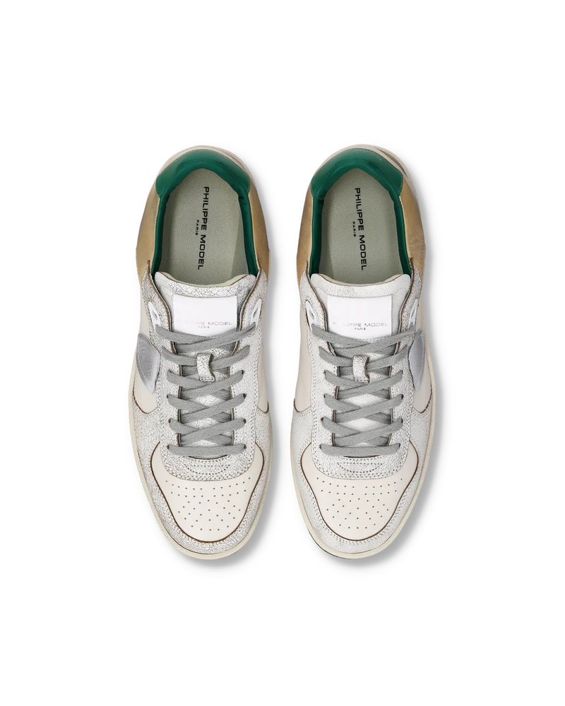 Sneakers Pgal Men, White Green