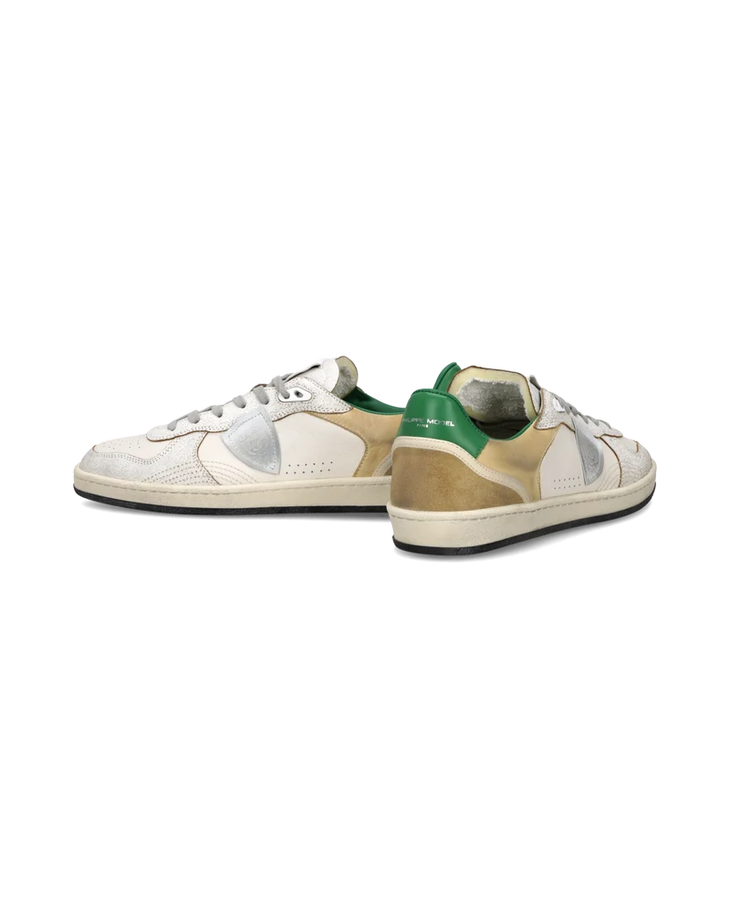 Sneakers Pgal Men, White Green