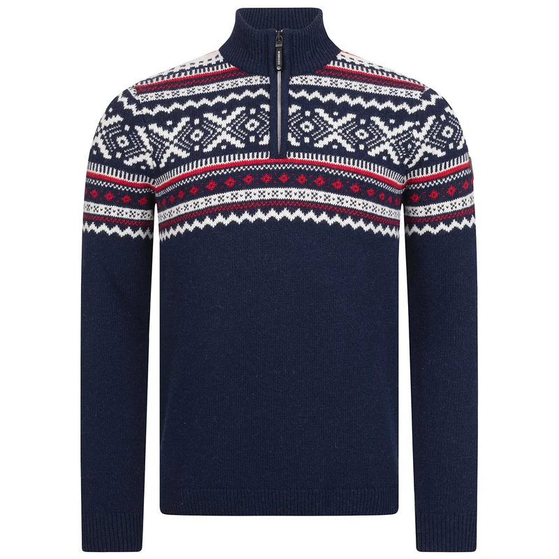 Nordic Sweater Zip Herren