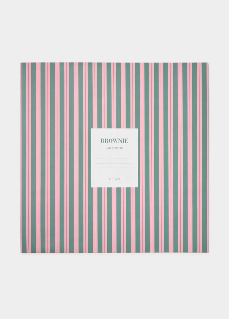 Striped gift envelope