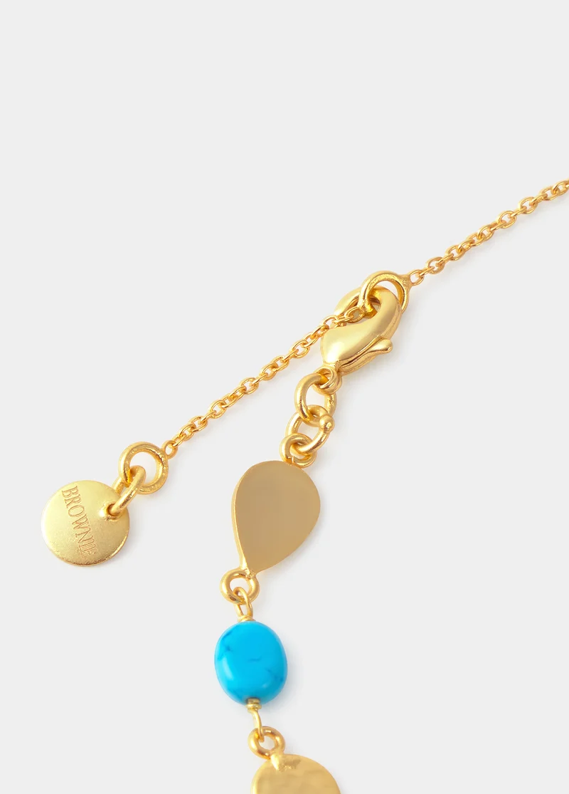 Ankle bracelet with little stones