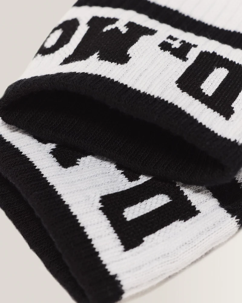 DR.MARTENS Socken Athletic Logo Black+White Organic Cotton Blend