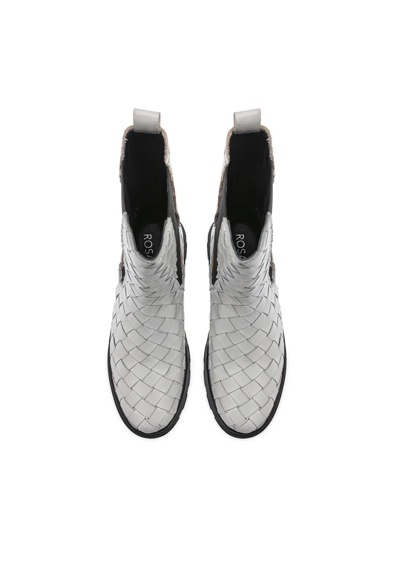 RSKate Boot braided ivory/black