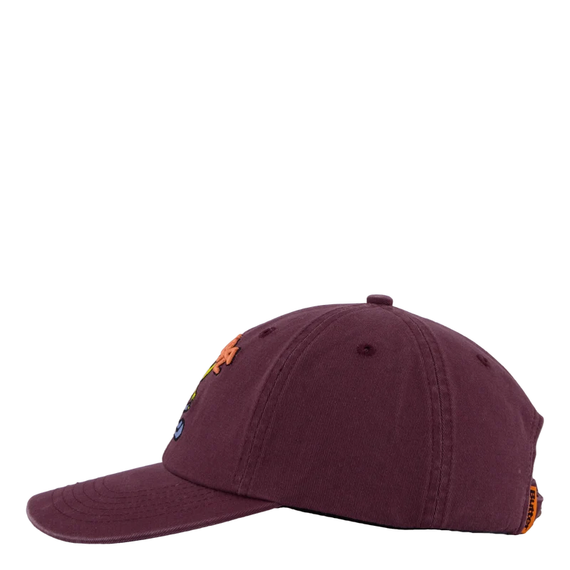 Bear 6 Panel Cap Wine