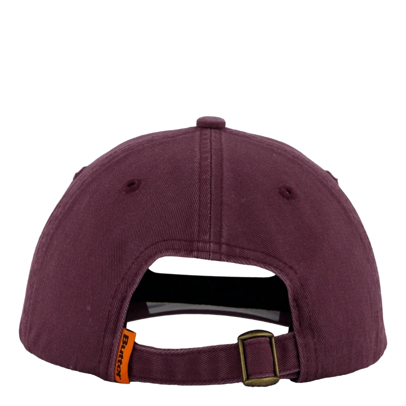 Bear 6 Panel Cap Wine