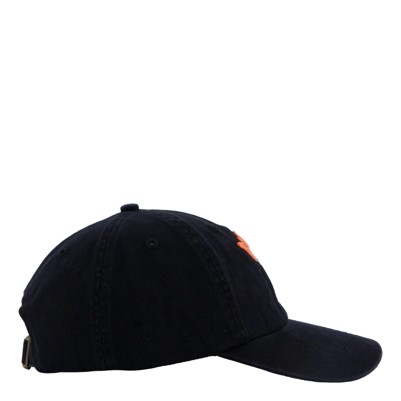 Bear 6 Panel Cap Black