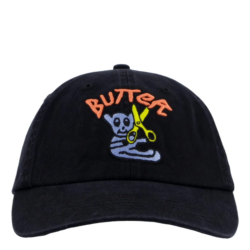 Bear 6 Panel Cap Black