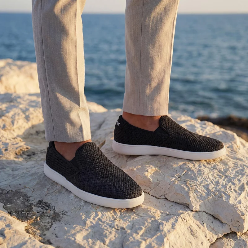 Wood Sneaker Slip-On Men