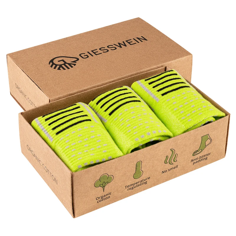 Laufsocken Bio-Baumwolle (3er-Pack)