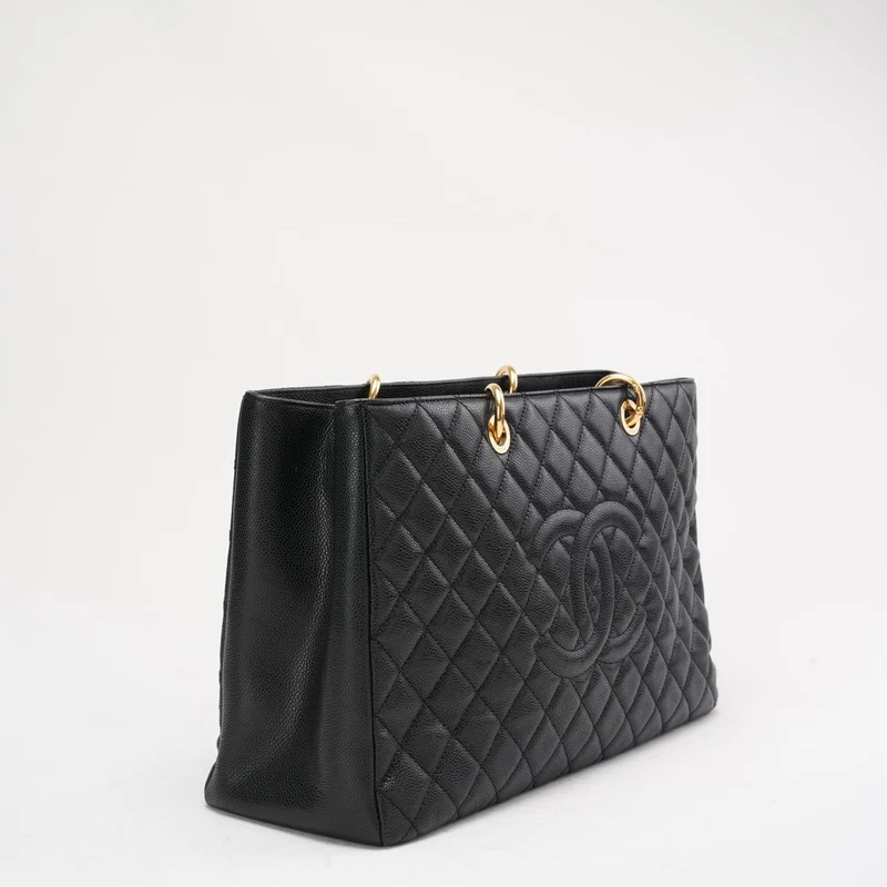 Chanel Grand Shopping Tote (GST) in Black Caviar 2014