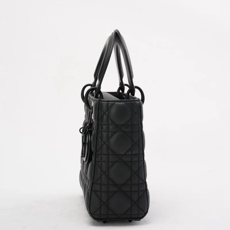 Christian Dior Black Cannage Small Lady Dior 2020