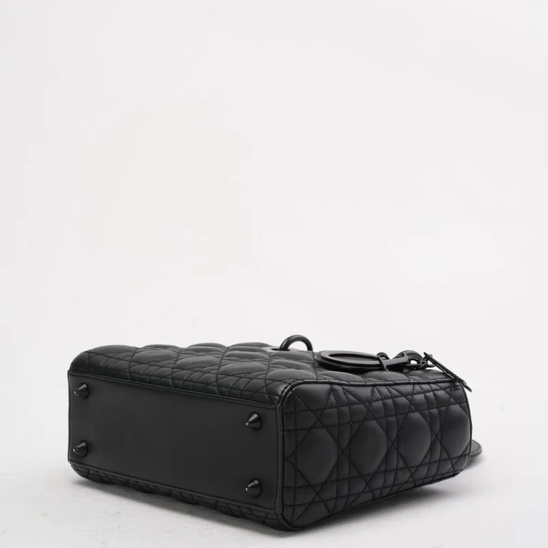 Christian Dior Black Cannage Small Lady Dior 2020