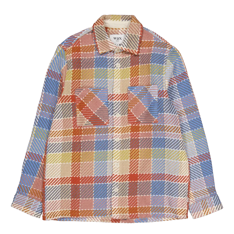Whiting Overshirt Orange / Blue