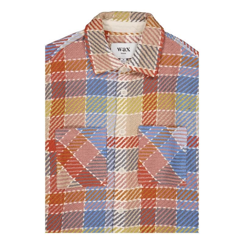 Whiting Overshirt Orange / Blue