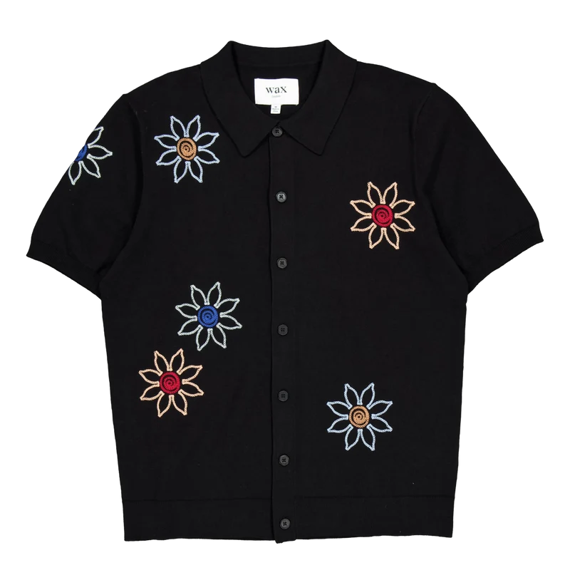Tellaro Ss Shirt Black / Multi